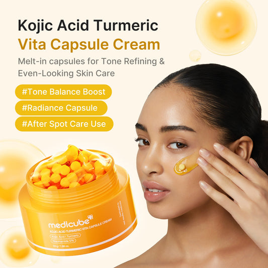 Kojic Acid Turmeric Vita Capsule Cream 53g – bild 2