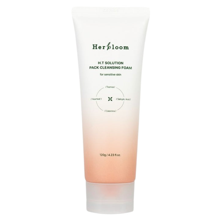 HERBLOOM H.T Solution Pack Cleansing Foam, 120 g