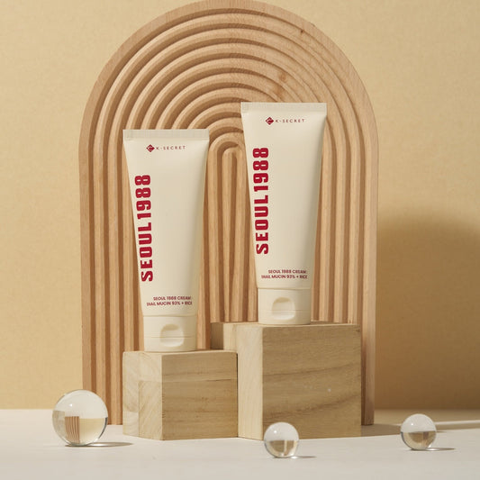 K-SECRET SEOUL 1988 Cream Snail Mucin 93% + Rice 100ml – bild 2