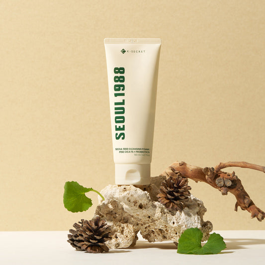 K-SECRET SEOUL 1988 Cleansing Foam Pine Cica 1% + Probiotics 150ml – bild 2
