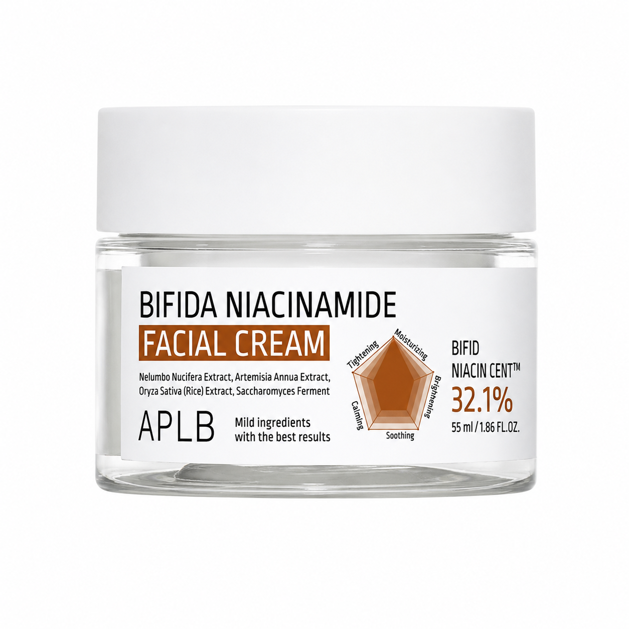 APLB Bifida Niacinamide Facial Cream 55ml