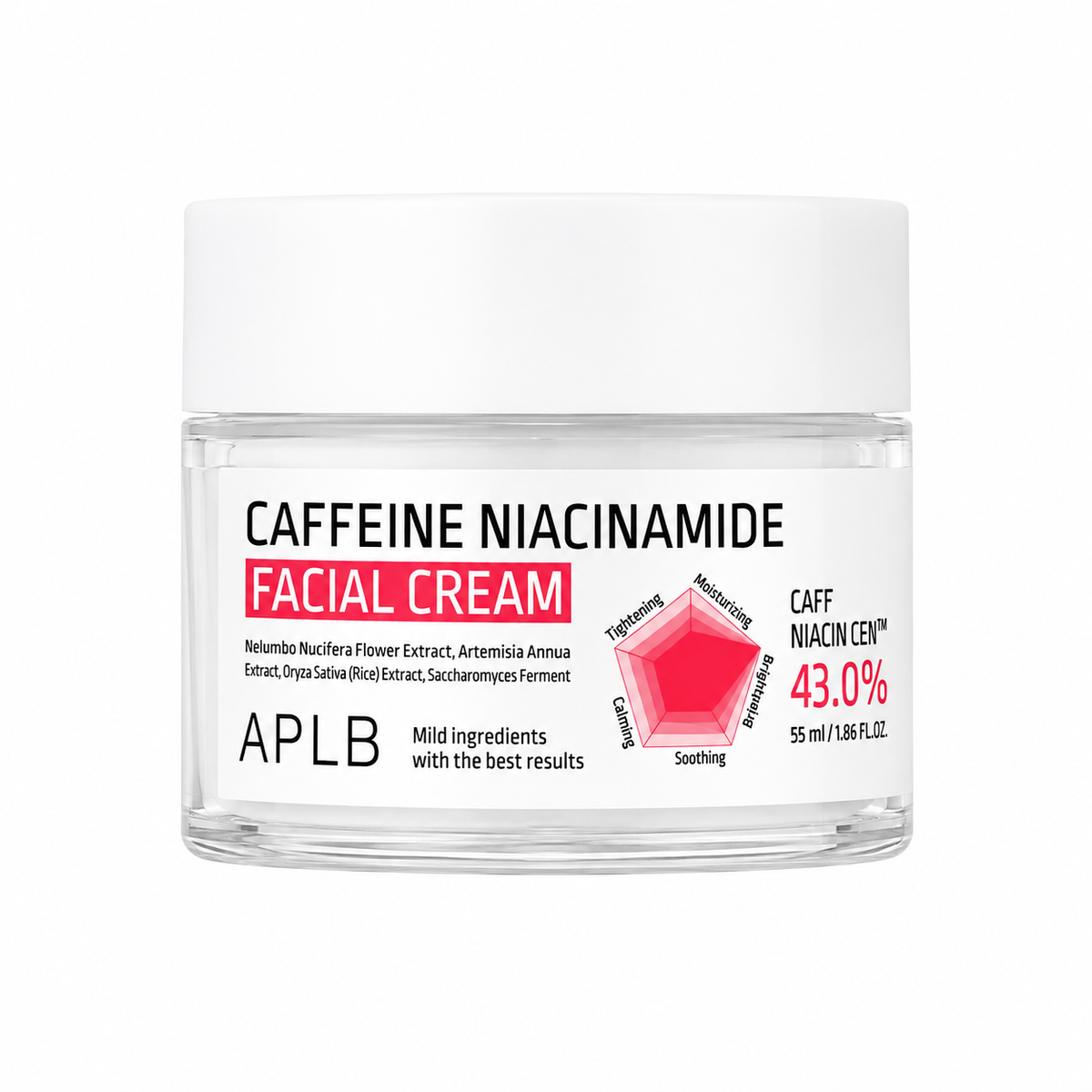 APLB Caffeine Niacinamide Facial Cream 55ml