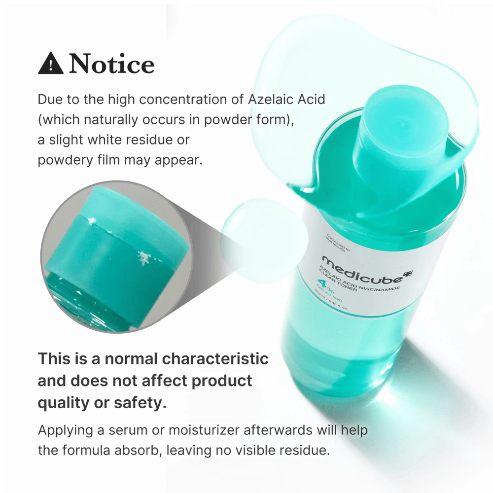 Azelaic Acid Niacinamide Clear Toner 250ml – bild 4