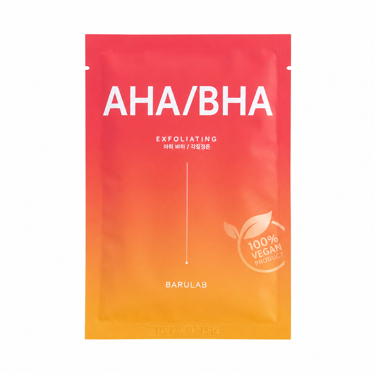 Barulab Clean Vegan Mask AHA/BHA, 1 sheet