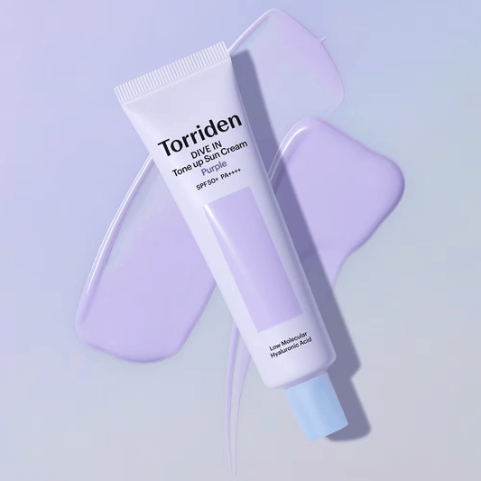 Torriden DIVE-IN Tone Up Sun Cream Purple SPF50+ PA++++ 60ml – bild 2