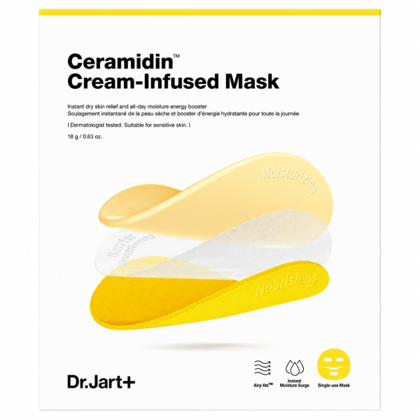 Dr.Jart+ Ceramidin Cream-Infused Mask Pack 5 sheets