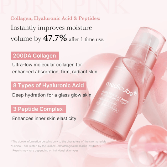 PDRN Pink Collagen Exosome Shot Ampoule 7500 30ml – bild 2