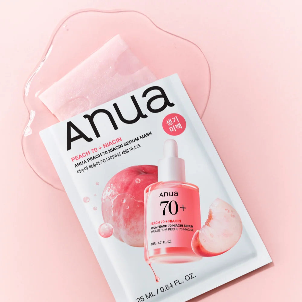 Anua Peach 70% Niacin Serum Mask