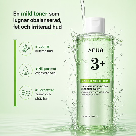 Anua – Azelaic Acid 3 Cica Skin Clarifying Toner 250 ml