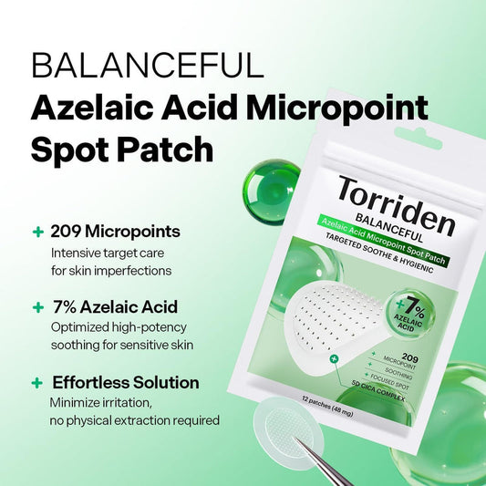Torriden BALANCEFUL Azelaic Acid Micropoint Spot Patch (12 st) – bild 2