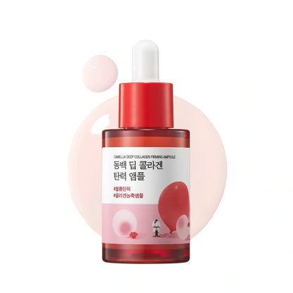 Round Lab Camellia Deep Collagen Firming Ampoule 30ml – bild 2