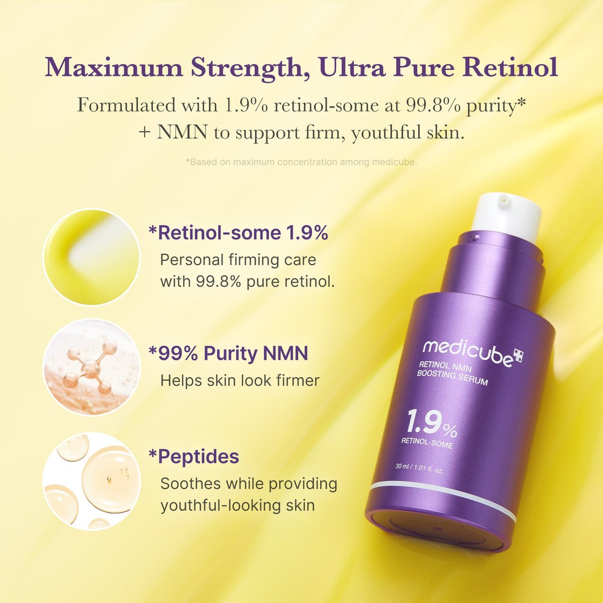 Retinol NMN Boosting Serum 30ml – bild 3