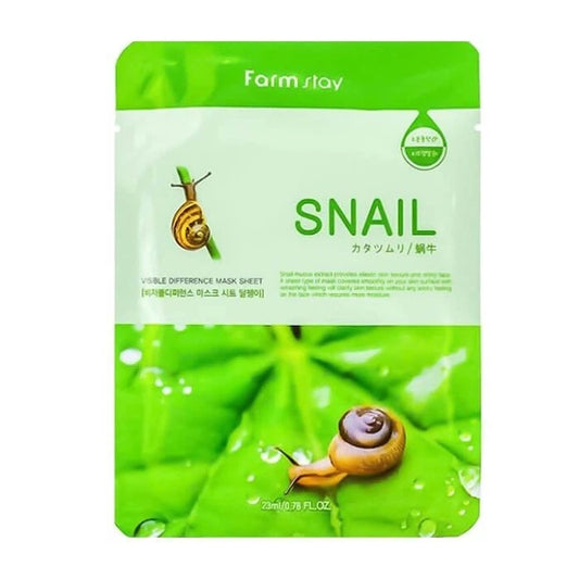 Ansiktsmask med Snigel