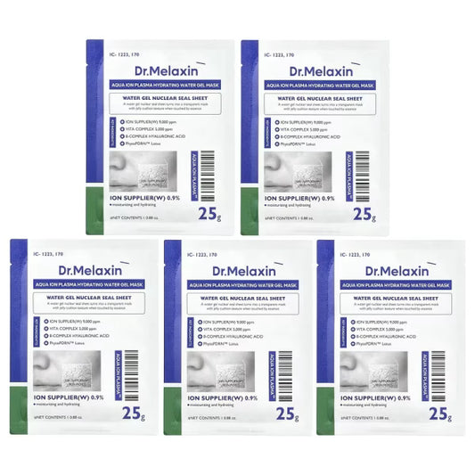 Dr.Melaxin Aqua Ion Plasma Water Gel Mask 25g 5-pack