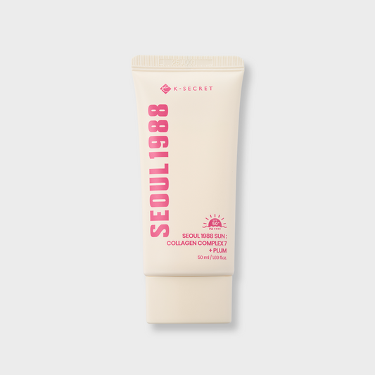 K-SECRET SEOUL 1988 Sun Collagen Complex 7 + Plum SPF50+ PA++++ 50ml