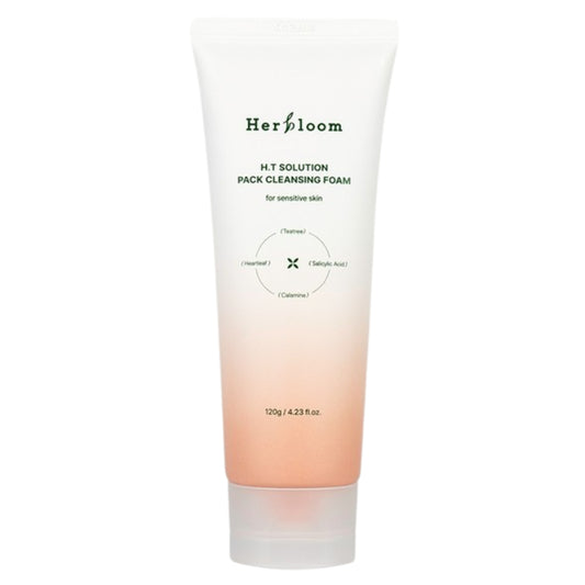 HERBLOOM H.T Solution Pack Cleansing Foam, 120 g