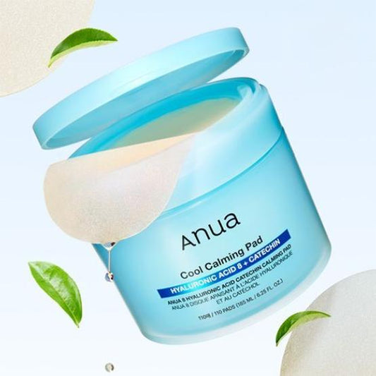 Anua 8 Hyaluronic Acid Catechin Calming Pad 185ml (110 pads)