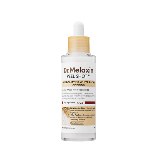 Dr.Melaxin Peel Shot Exfoliant White Rice Ampoule 80ml