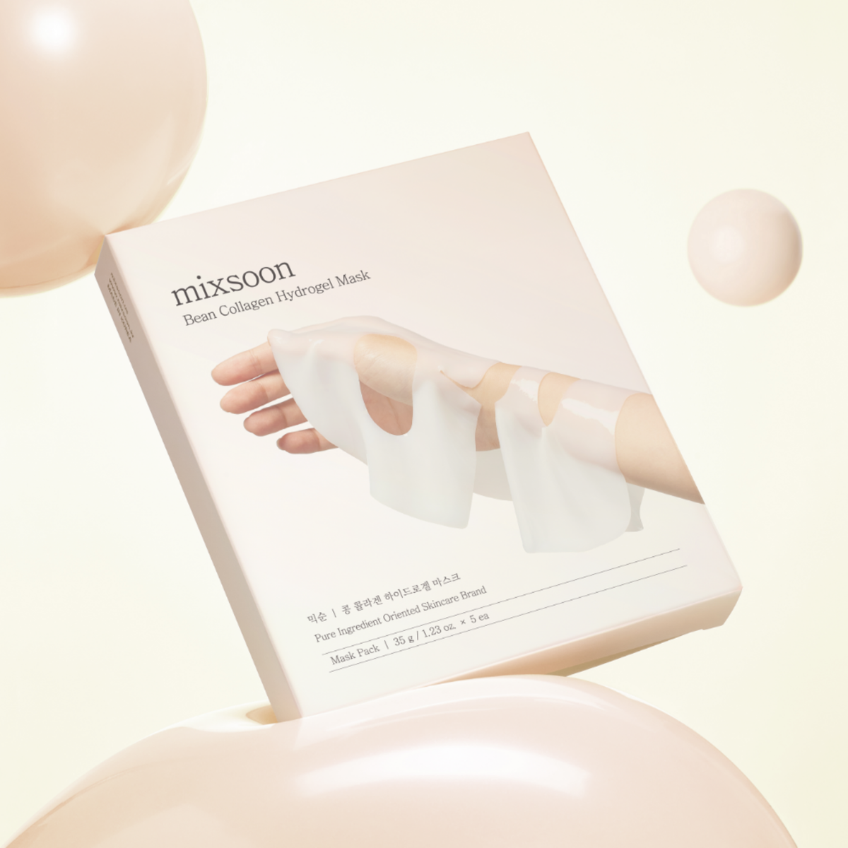 Mixsoon Bean Collagen Hydrogel Mask Pack 5 st