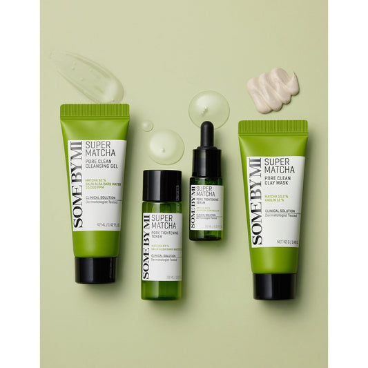 SOME BY MI Super Matcha Pore Care Starter Kit 4 delar