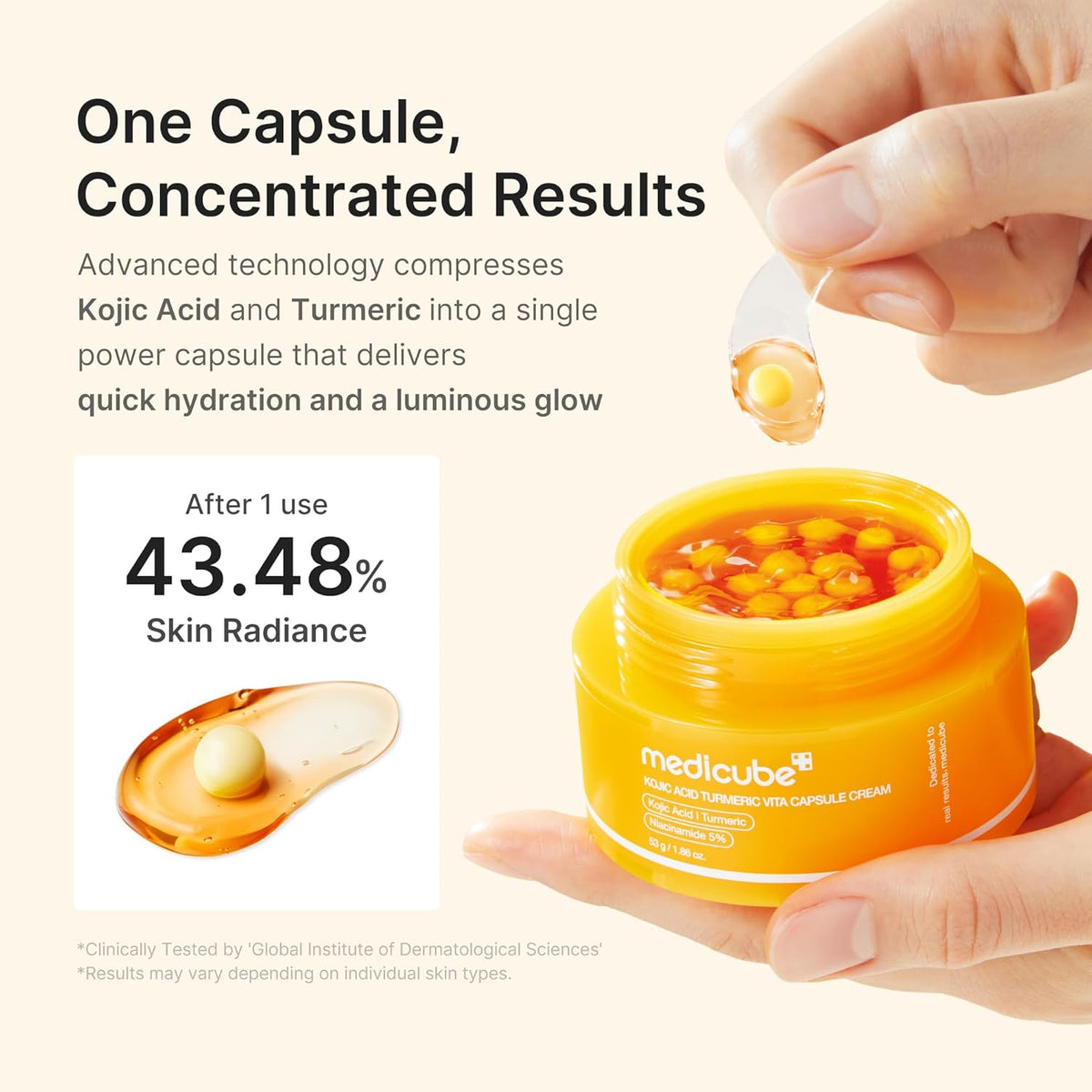 Kojic Acid Turmeric Vita Capsule Cream 53g – bild 4
