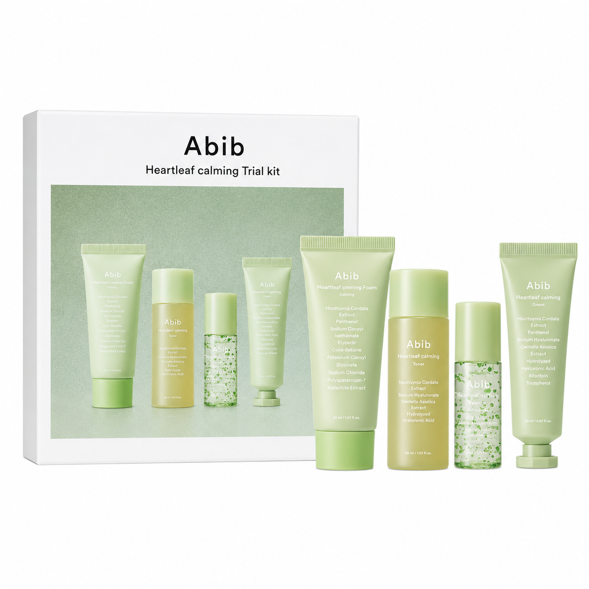 ABIB Heartleaf Calming Trial Kit – 1 Set (4 items)