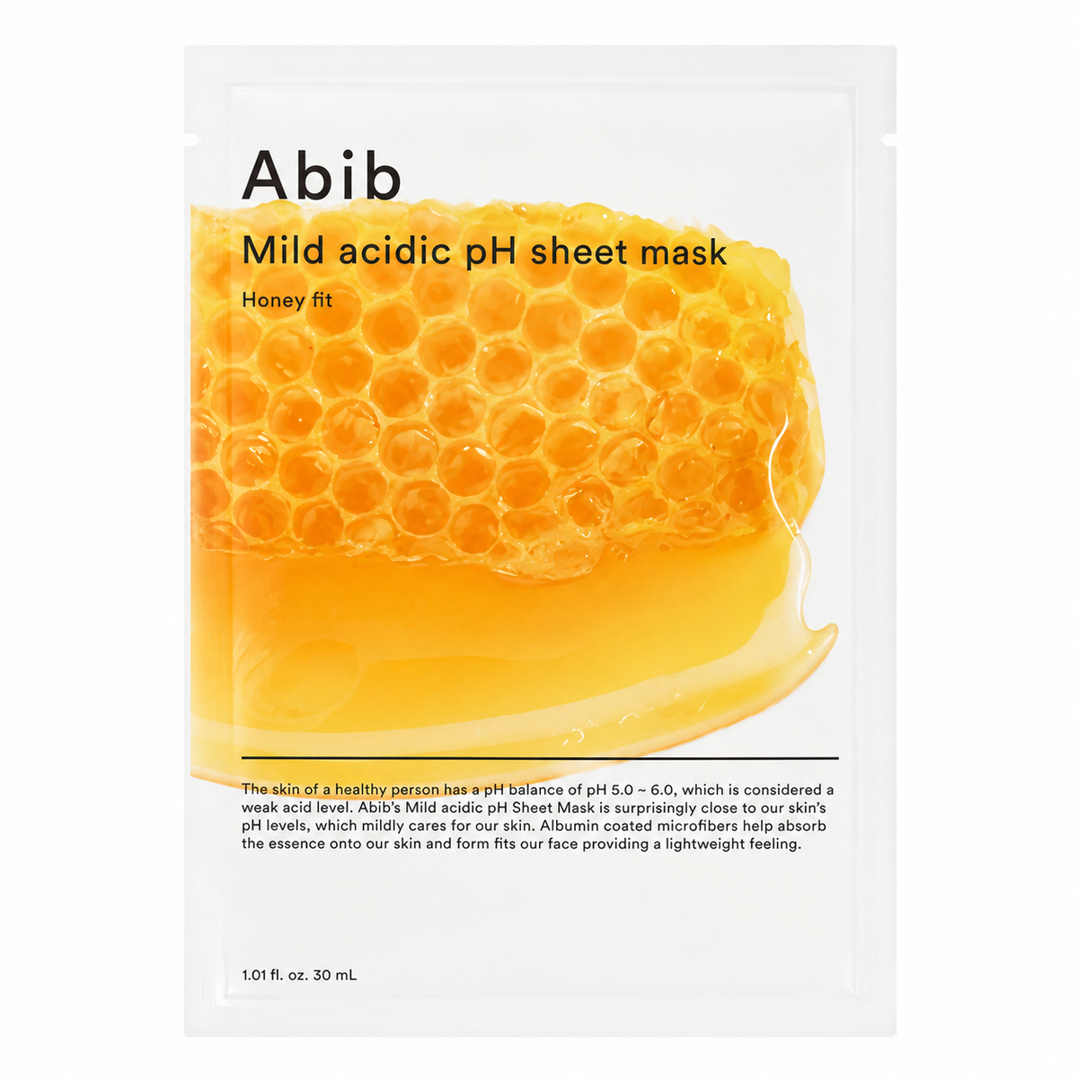 ABIB Mild Acidic PH Sheet Mask Honey Fit 1 sheet