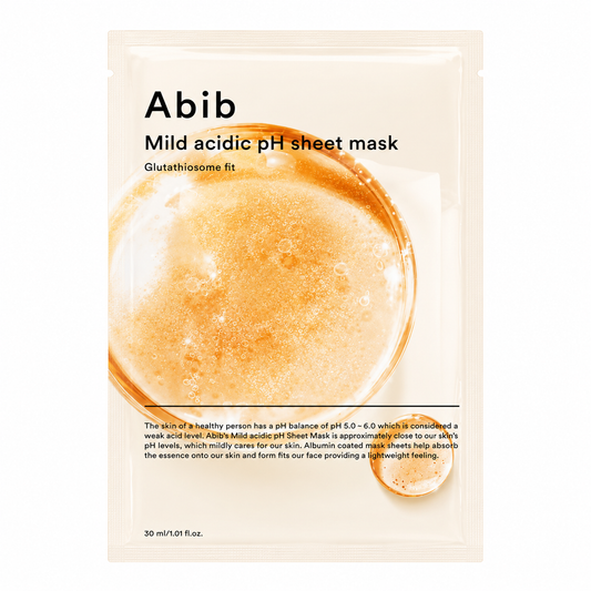 ABIB Mild Acidic pH Sheet Mask Glutathiosome Fit 1 sheet