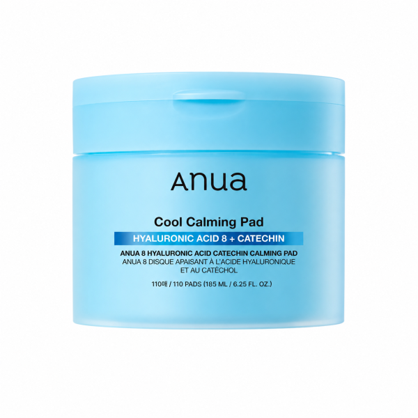 Anua 8 Hyaluronic Acid Catechin Calming Pad 185ml (110 pads)