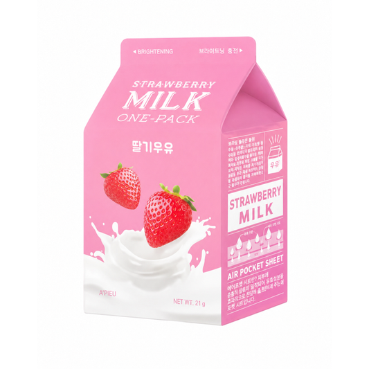 A'pieu Strawberry Milk One-Pack Face Mask 1 sheet