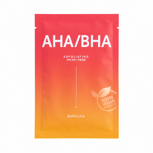 Barulab Clean Vegan Mask AHA/BHA, 1 sheet