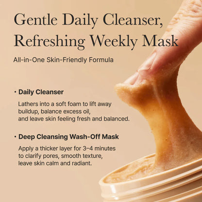 Arencia Calendula Rice Mochi Cleanser 120g