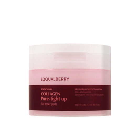 Eqqualberry Collagen Pore-Tight Up Gel Toner Pads