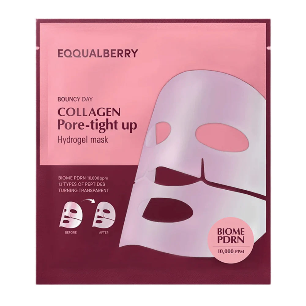 Eqqualberry Collagen Pore-tight Up Hydrogel Mask