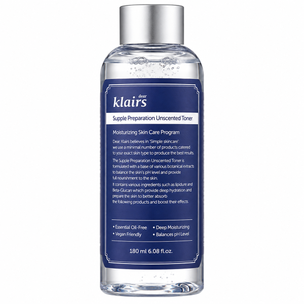 Klairs Supple Preparation Unscented Toner 180ml