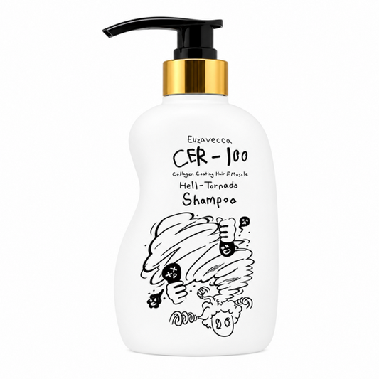 Elizavecca CER-100 Collagen Coating Hair A+ Muscle Hell-Tornado Shampoo, 500ml