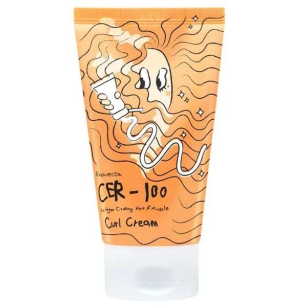 Elizavecca CER-100 Collagen Coating Hair A+ Muscle Curl Cream, 120ml