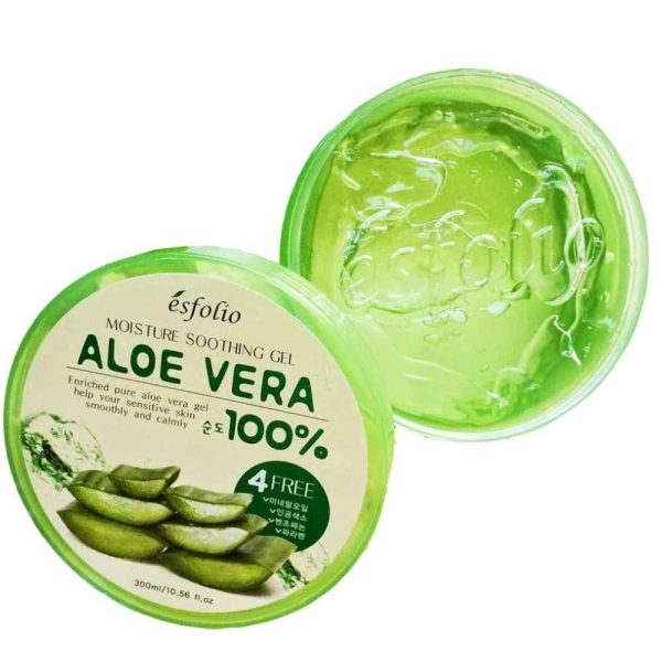 Esfolio Aloe Vera 100% Moisture Soothing Gel, 300ml