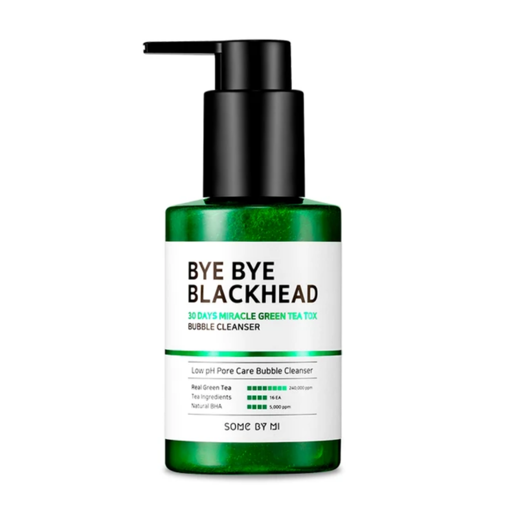 SOME BY MI Bye Bye Blackhead 30 Days Miracle Green Tea Tox Bubble Cleanser 120g
