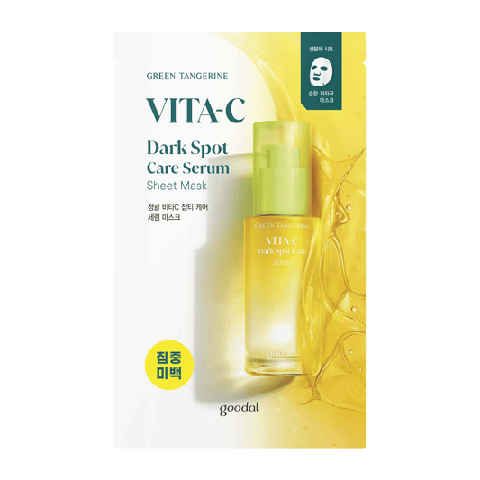 Goodal Green Tangerine Vita-C Dark Spot Care Serum Mask Alpha, (5 sheets)