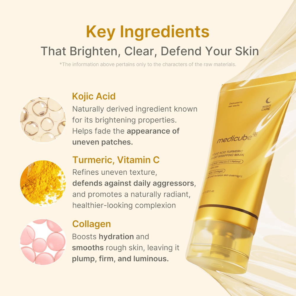 Kojic Acid Turmeric Night Wrapping Mask 75ml – bild 3
