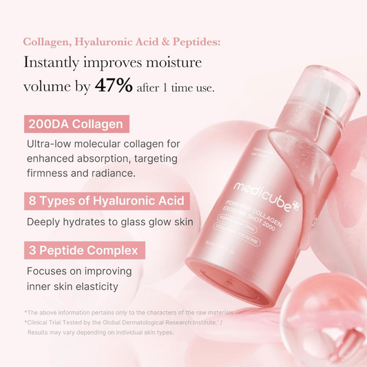 PDRN Pink Collagen Exosome Shot Ampoule 2000 30ml – bild 2