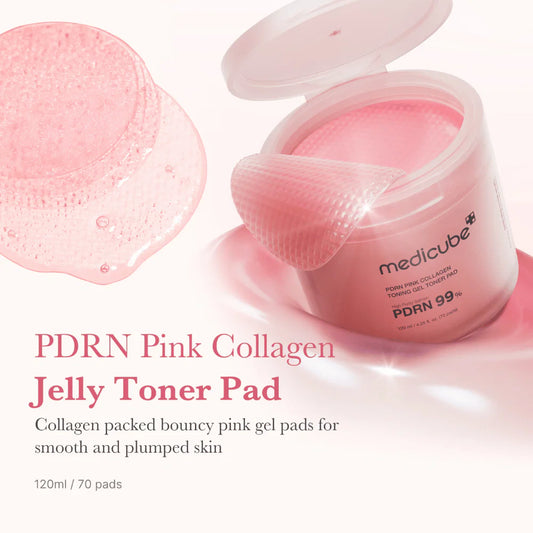 PDRN Pink Collagen Toning Gel Toner Pad (70 pads) – bild 2