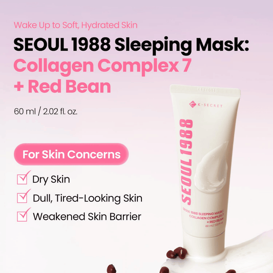K-SECRET SEOUL 1988 Sleeping Mask Collagen Complex 7 + Red Bean 60ml – bild 2