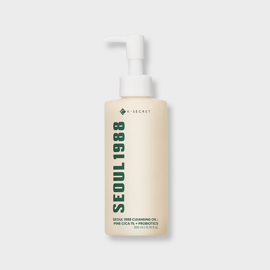 K-SECRET SEOUL 1988 Cleansing Oil Pine Cica 1% + Probiotics 200ml – bild 2