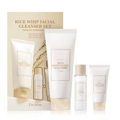 I'm From Rice Whip Facial Cleanser Set