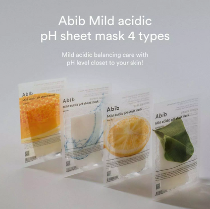 Abib Mild Acidic pH Sheet Mask Heartleaf Fit 1 sheet