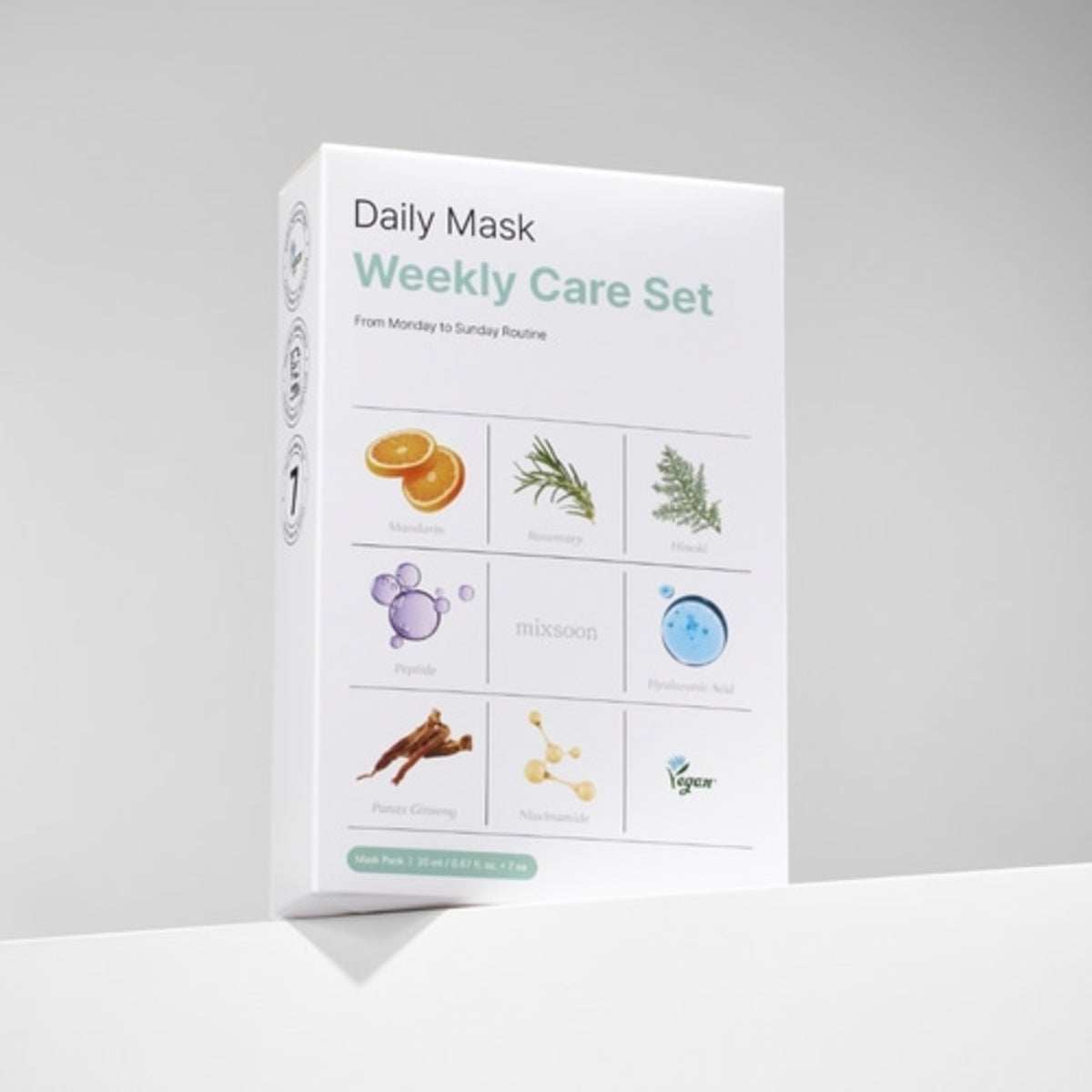 Mixsoon Daily Mask Weekly Care Set 7 st
