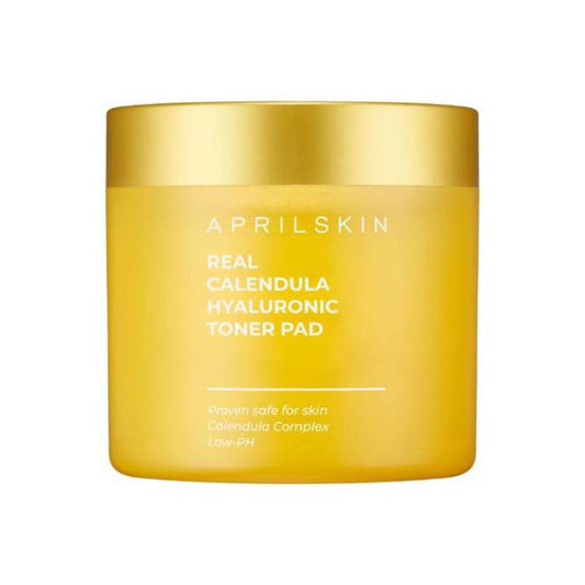 Aprilskin Real Calendula Hyaluronic Toner Pad, 60 st