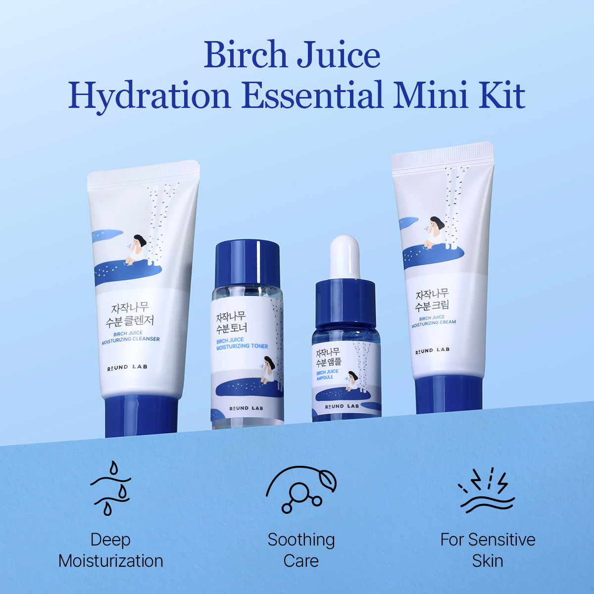 Round Lab Birch Juice Trial Kit 4 delar – bild 2